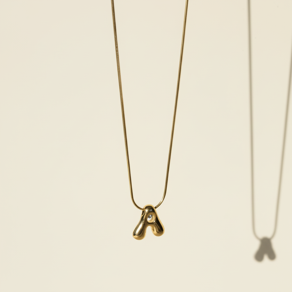 Letter A Necklace