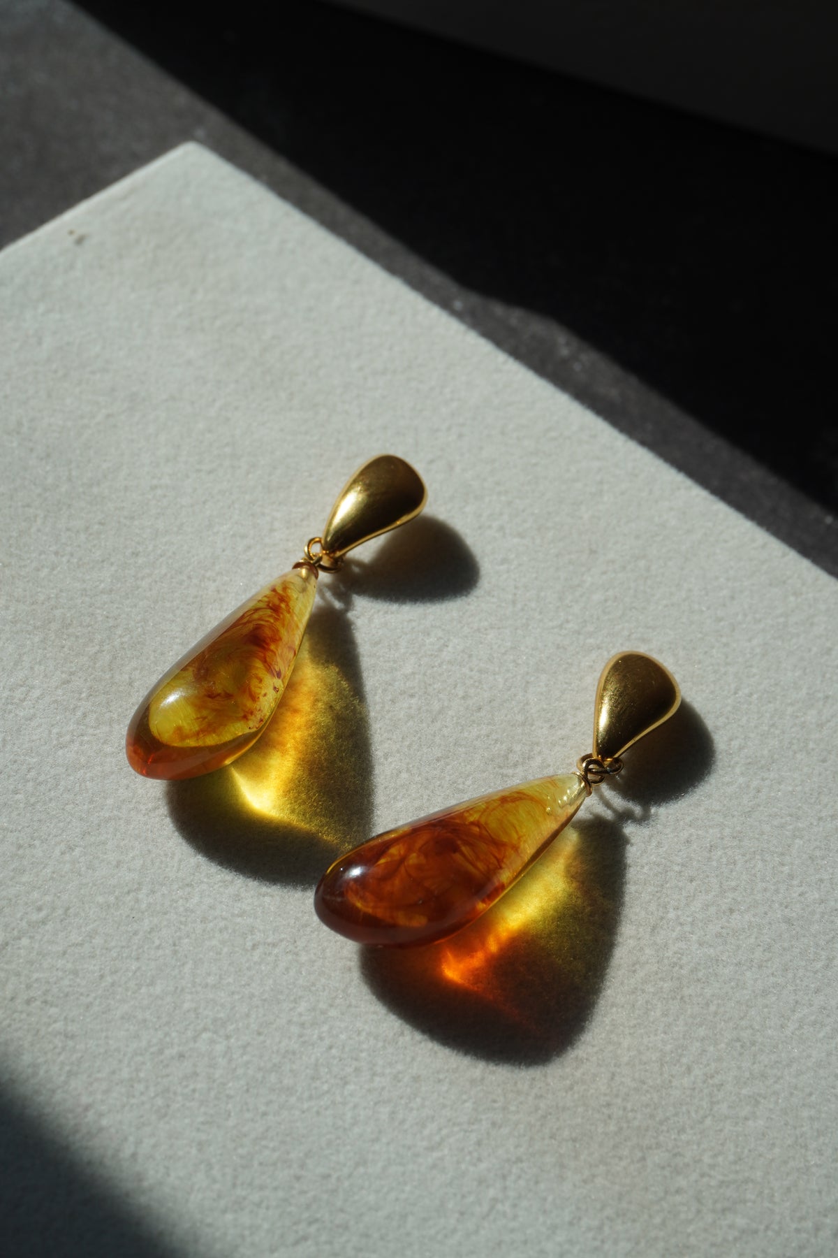 Amber Earrings