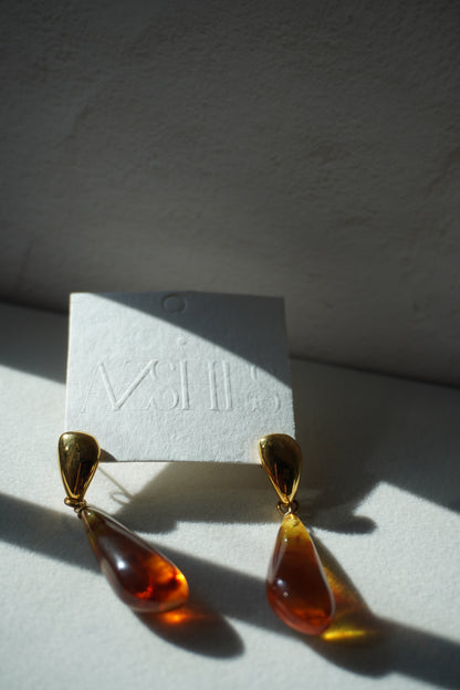Amber Earrings